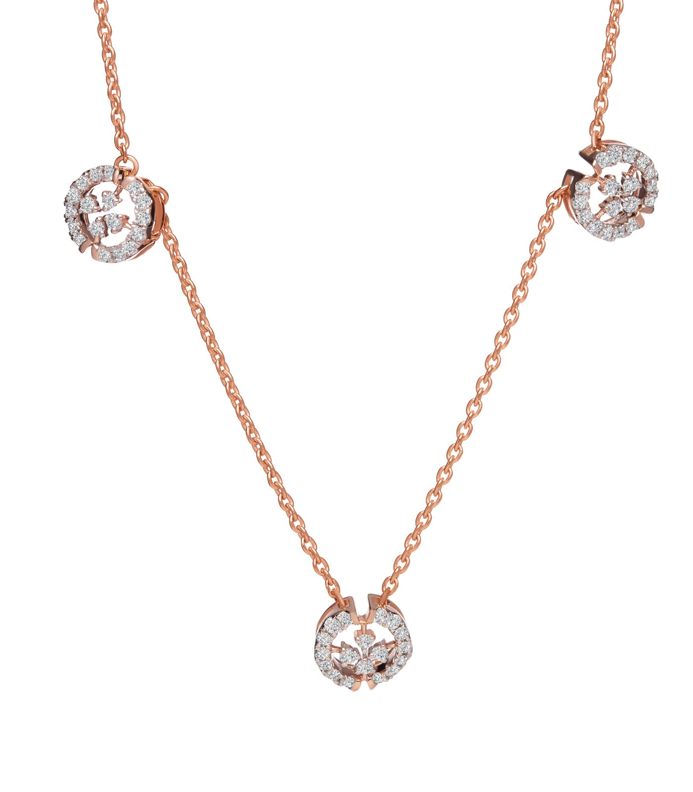 Diamond Cosmic Charm Necklace