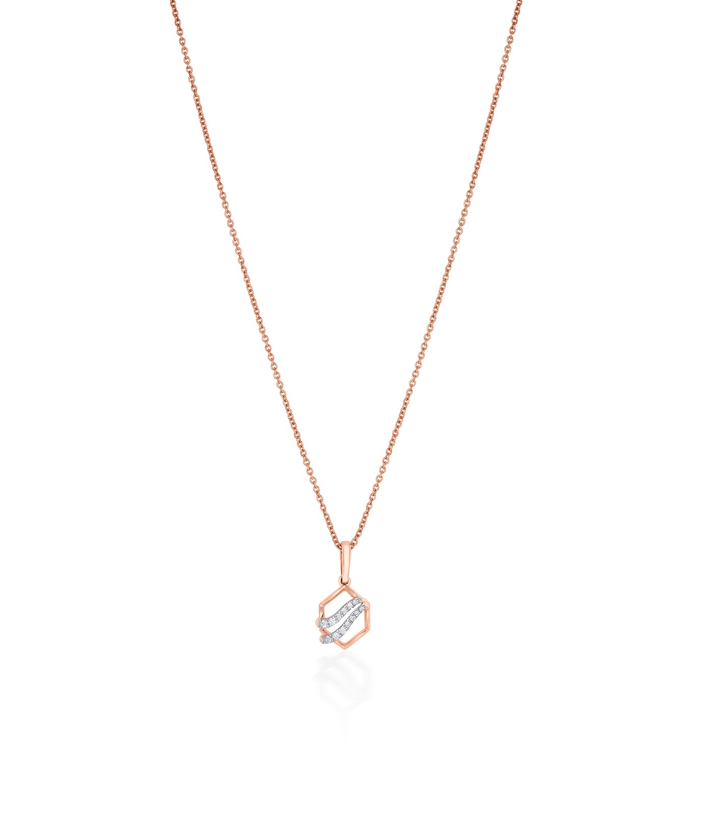Diamond Shiny Strings Necklace