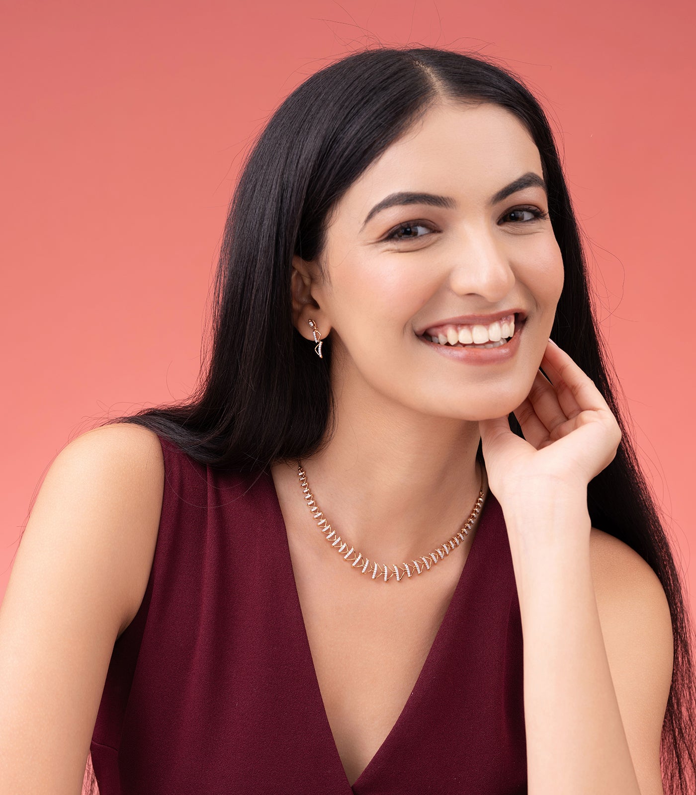 Diamond Contemporary Earrings