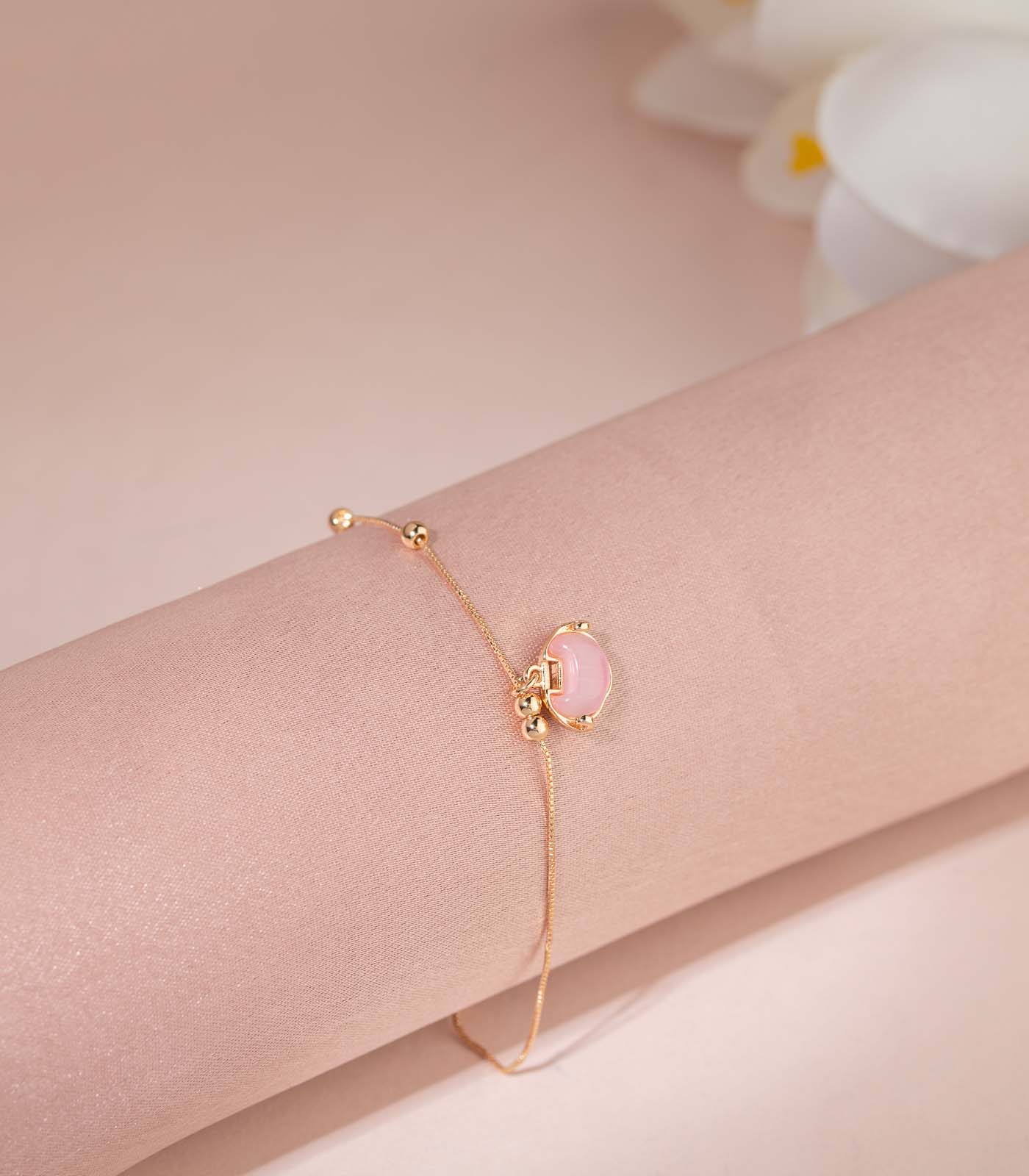 Glam & Gorgeous - Pink Bracelet (Brass)