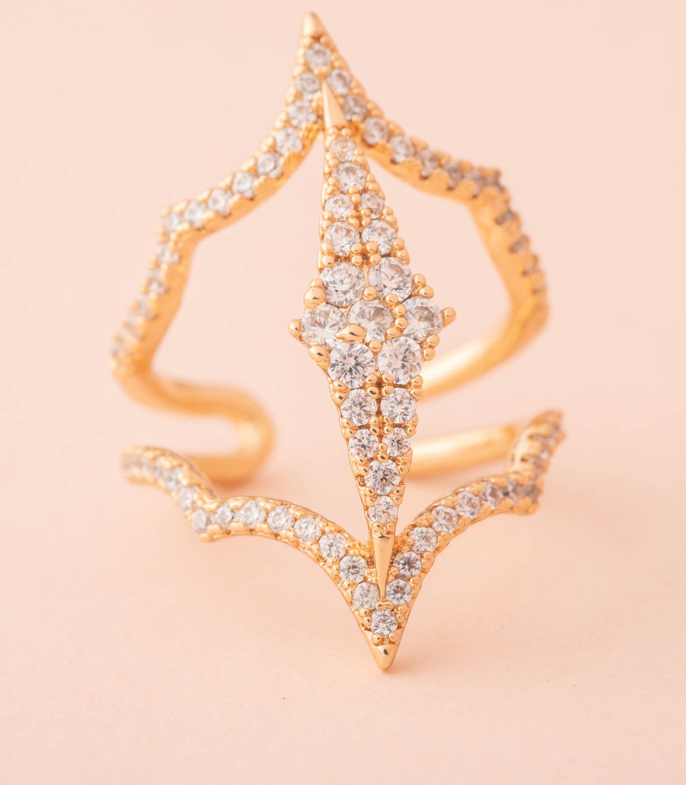 Golden Crown Ring (Brass)