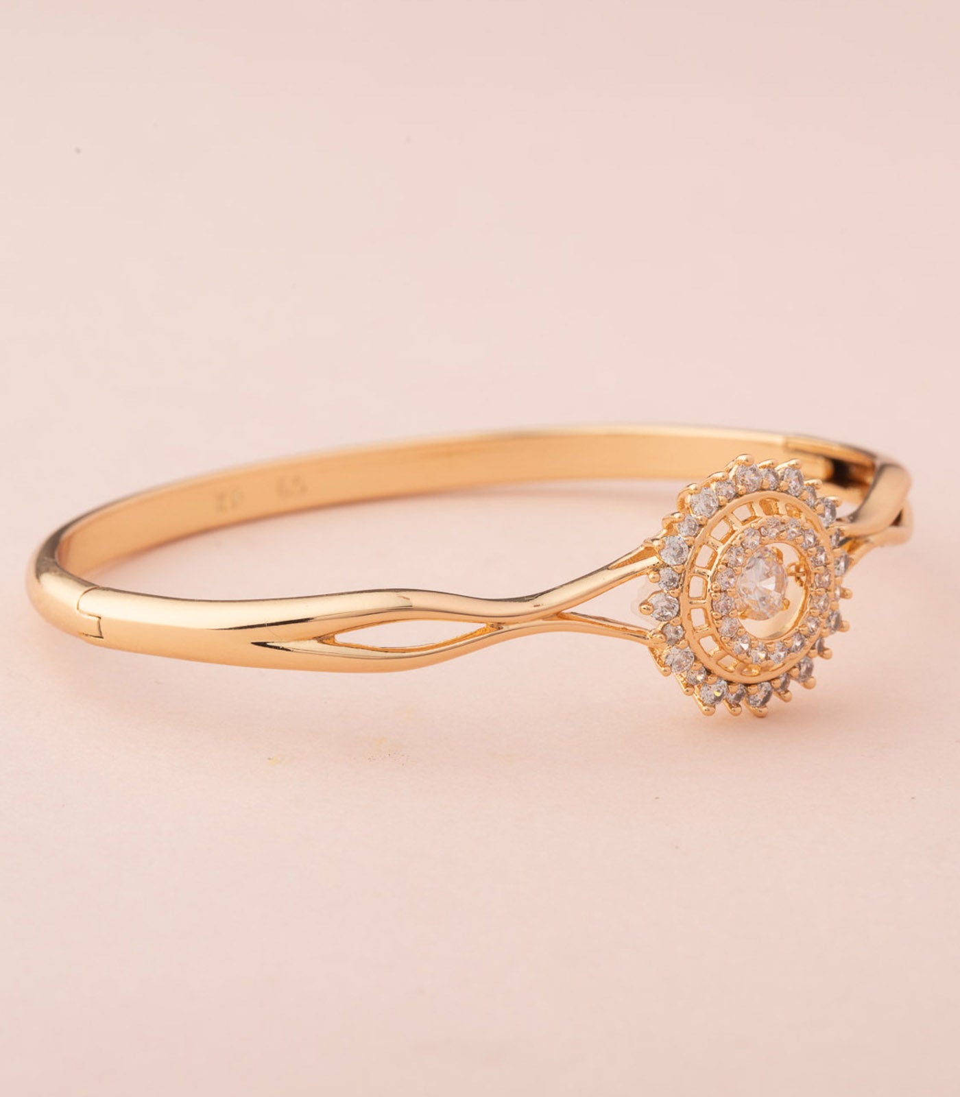 Golden Spiral Bracelet (Brass)