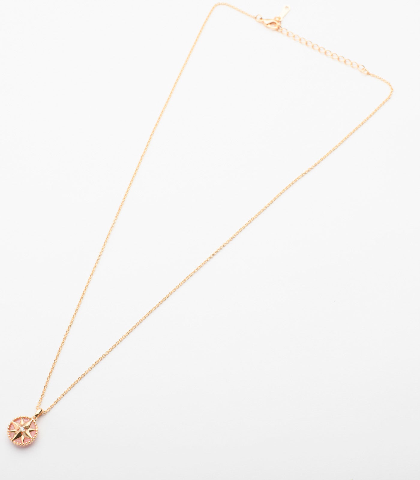 Hand Crafted Beautiful Brass Compass Necklace (Brass)