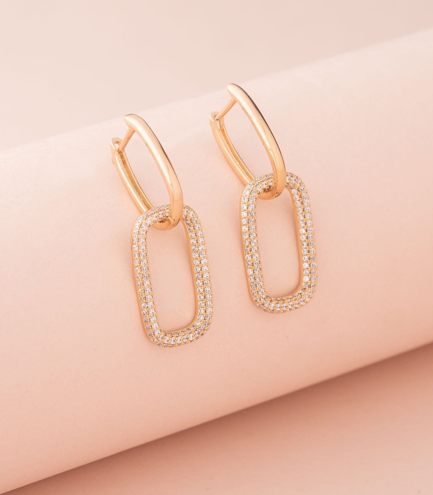 Lucky To Have You Earrings (Brass)