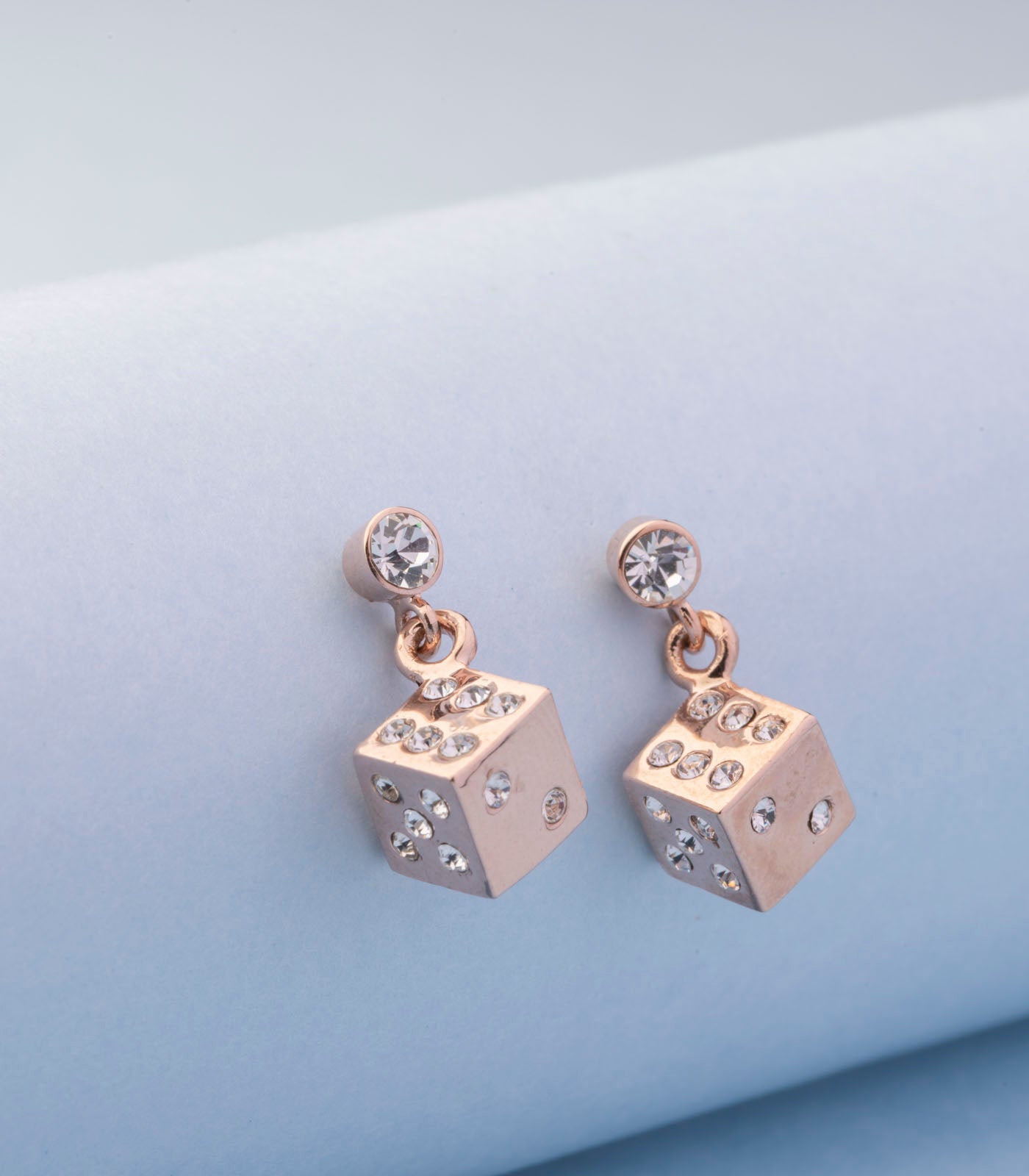 Ludo King earrings (Brass)