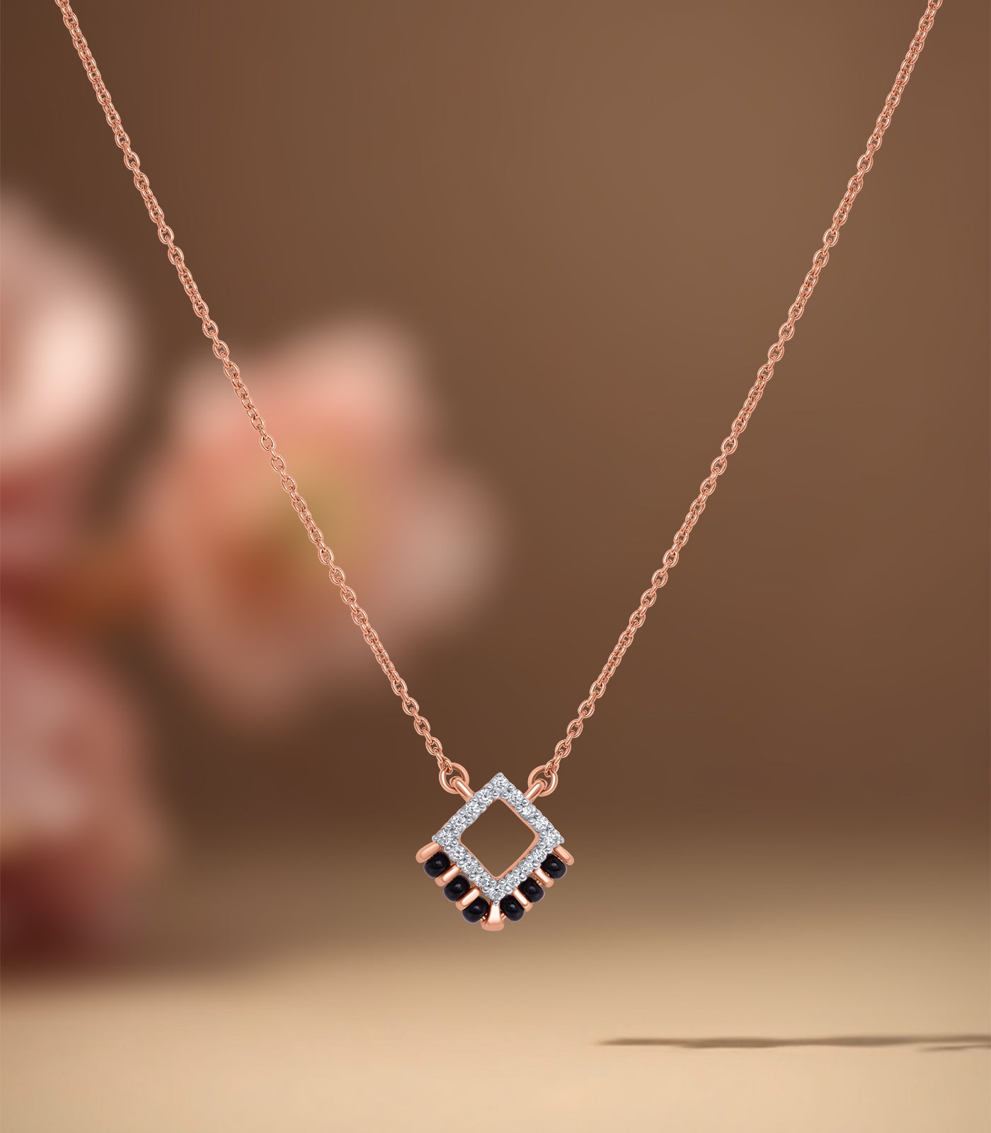 Diamond Square Shaped Mangalsutra