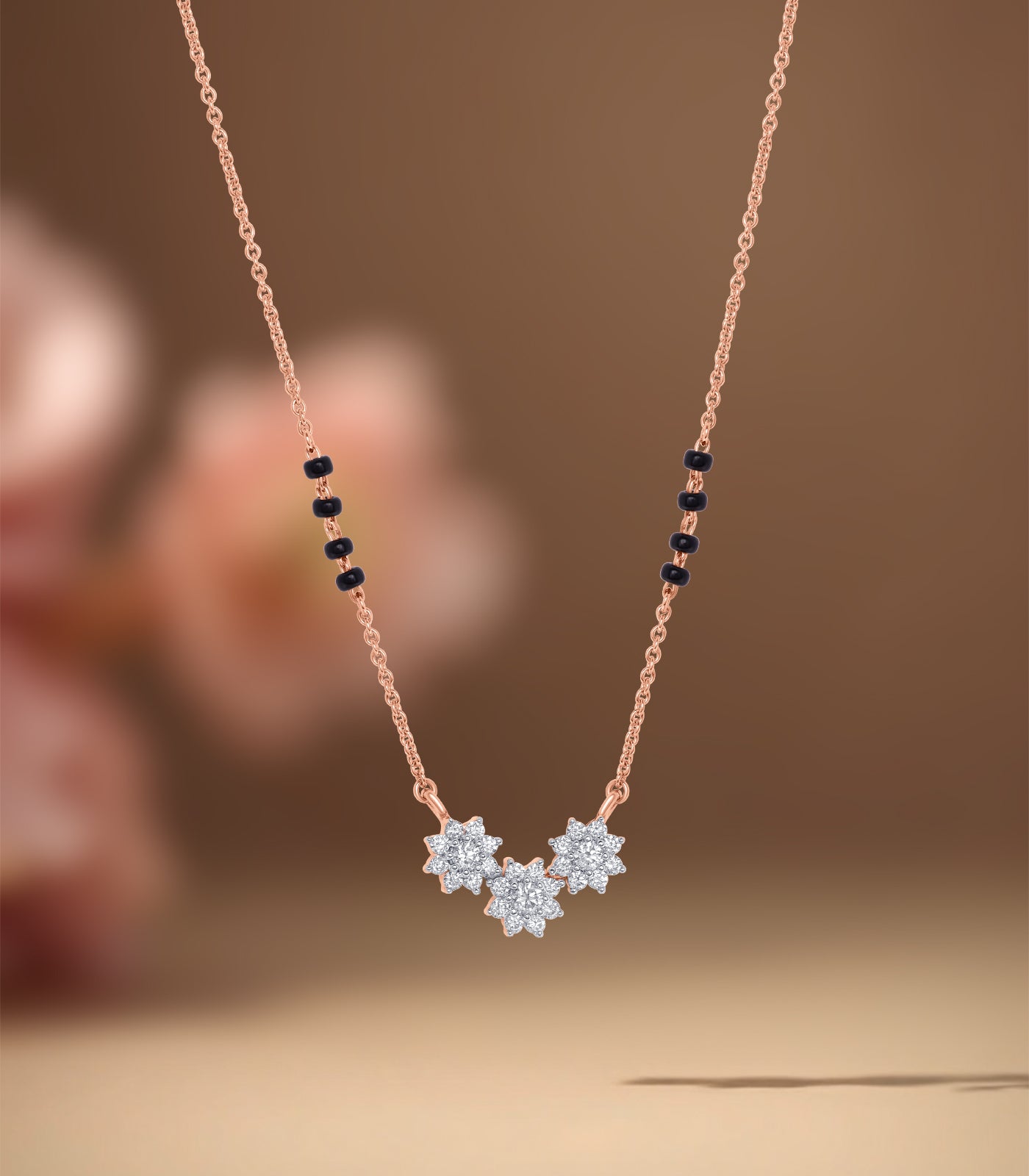 Diamond Star Triplet Mangalsutra