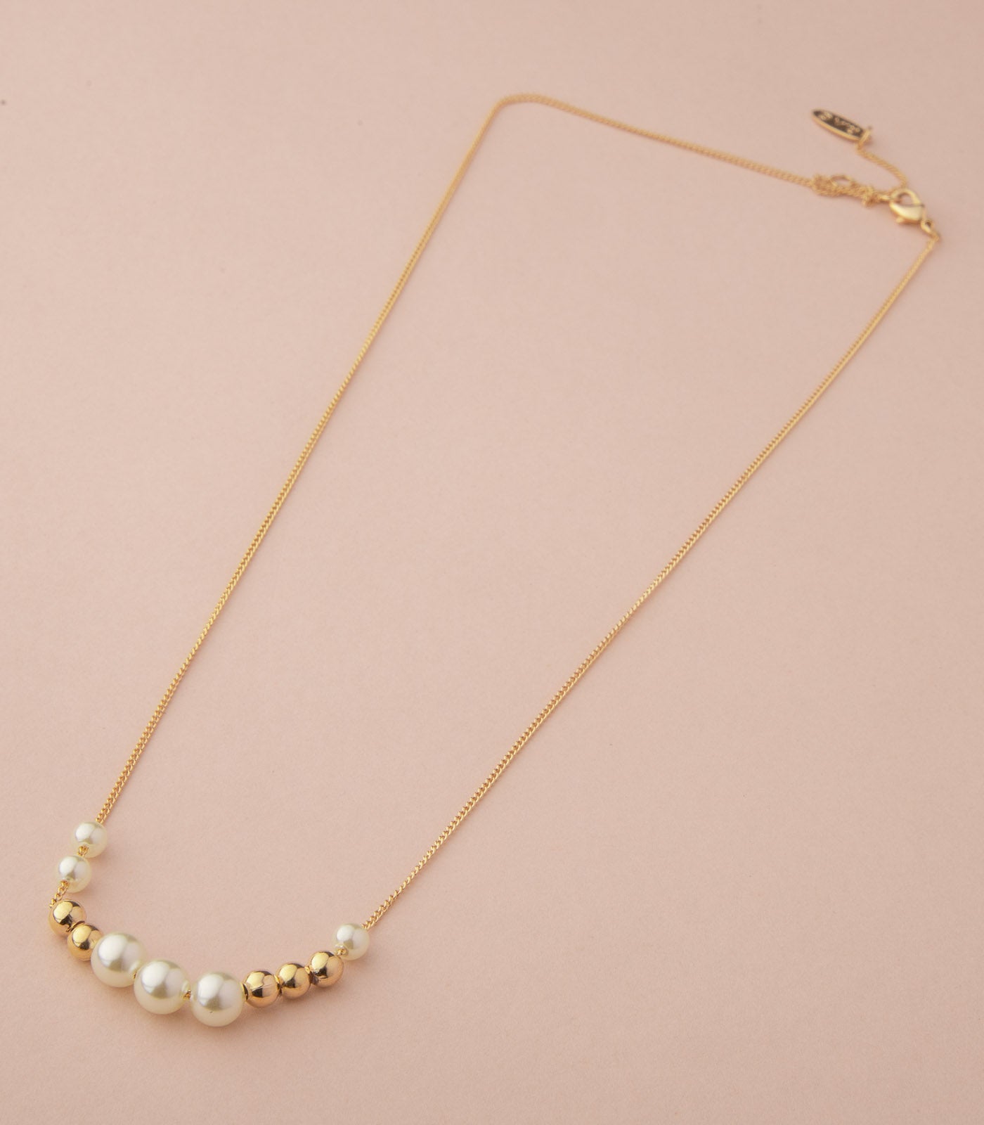Majestic Pearls - Rose Gold color Pendant (Brass)