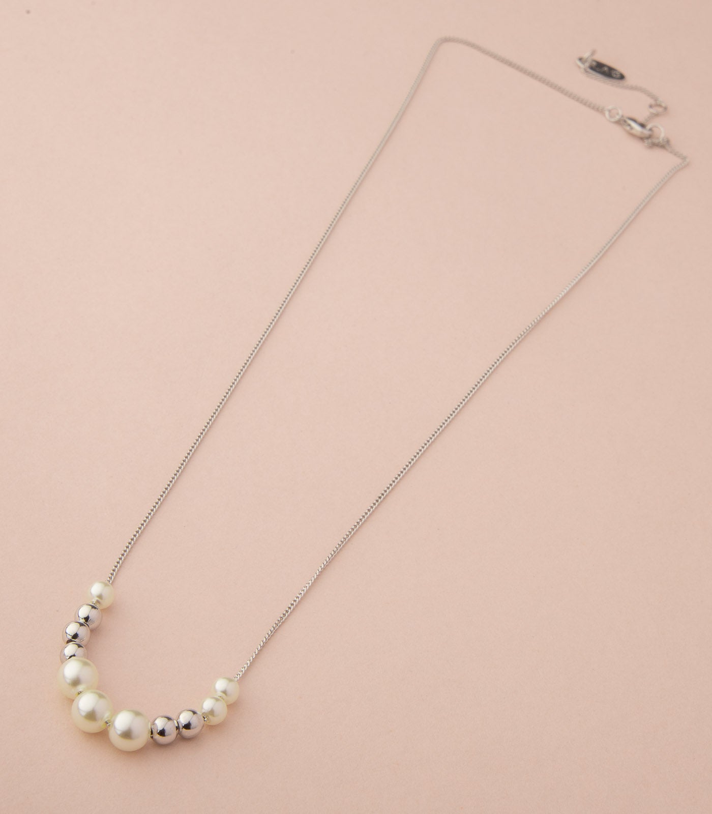Majestic Pearls SIlver Color Pendant (Brass)