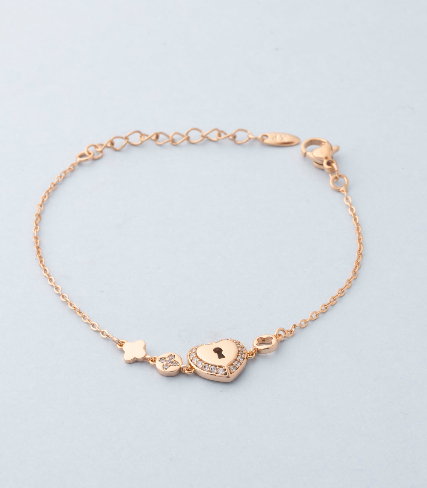 Meditative heart bracelet (Brass)