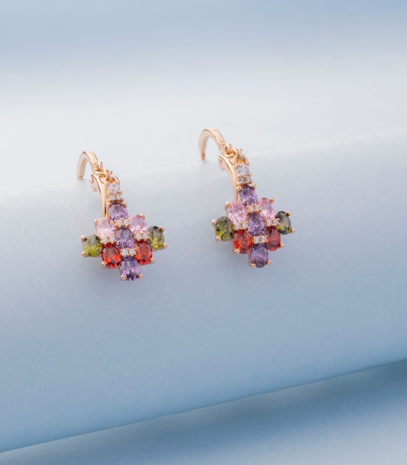 Multicolour magic earrings (Brass)