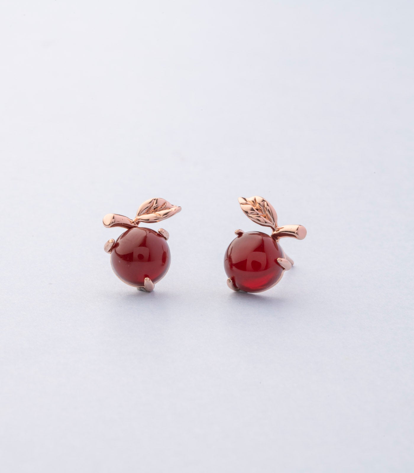 Red hot earrings (Brass)