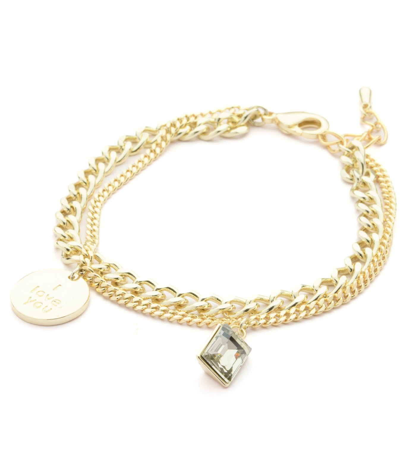 Rocky Styled Stunning Chain Bracelet (Brass)