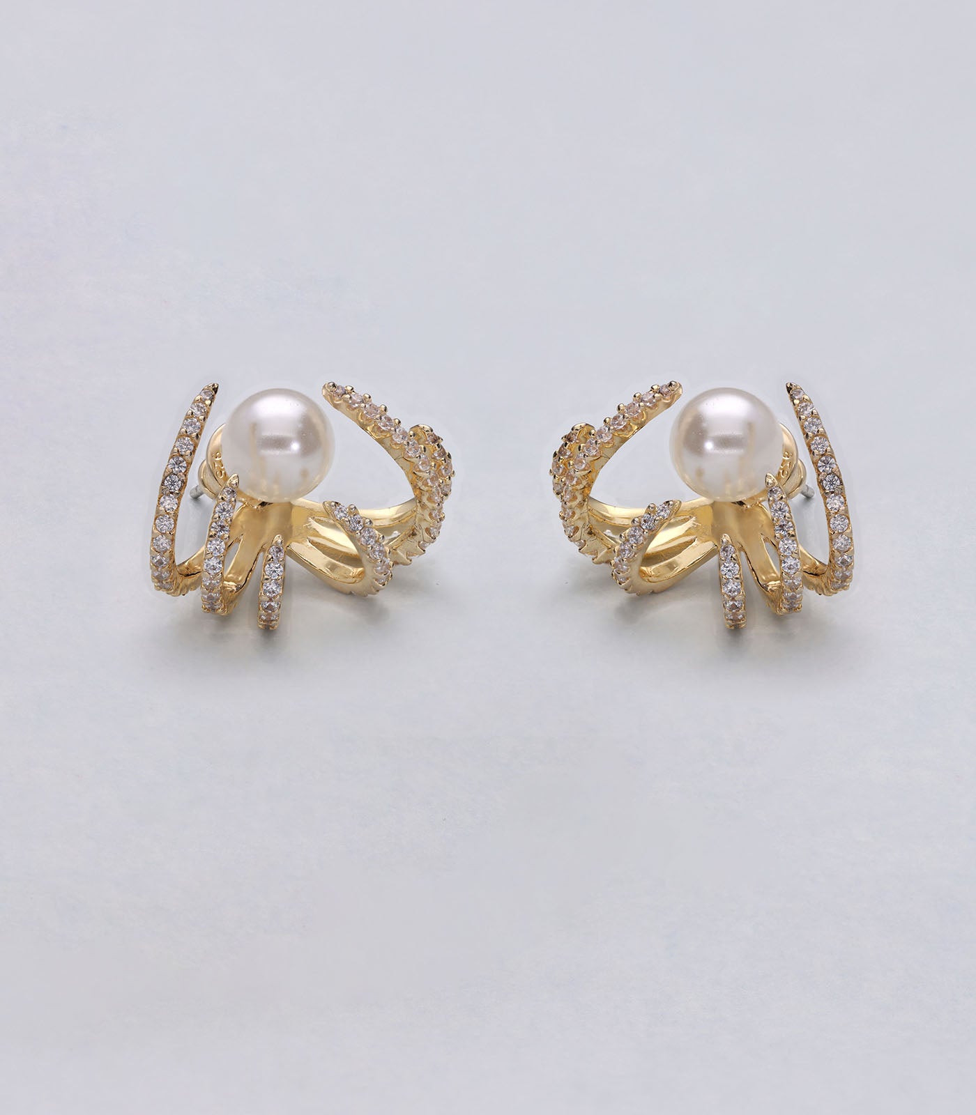 Royal oct earrings(Silver)