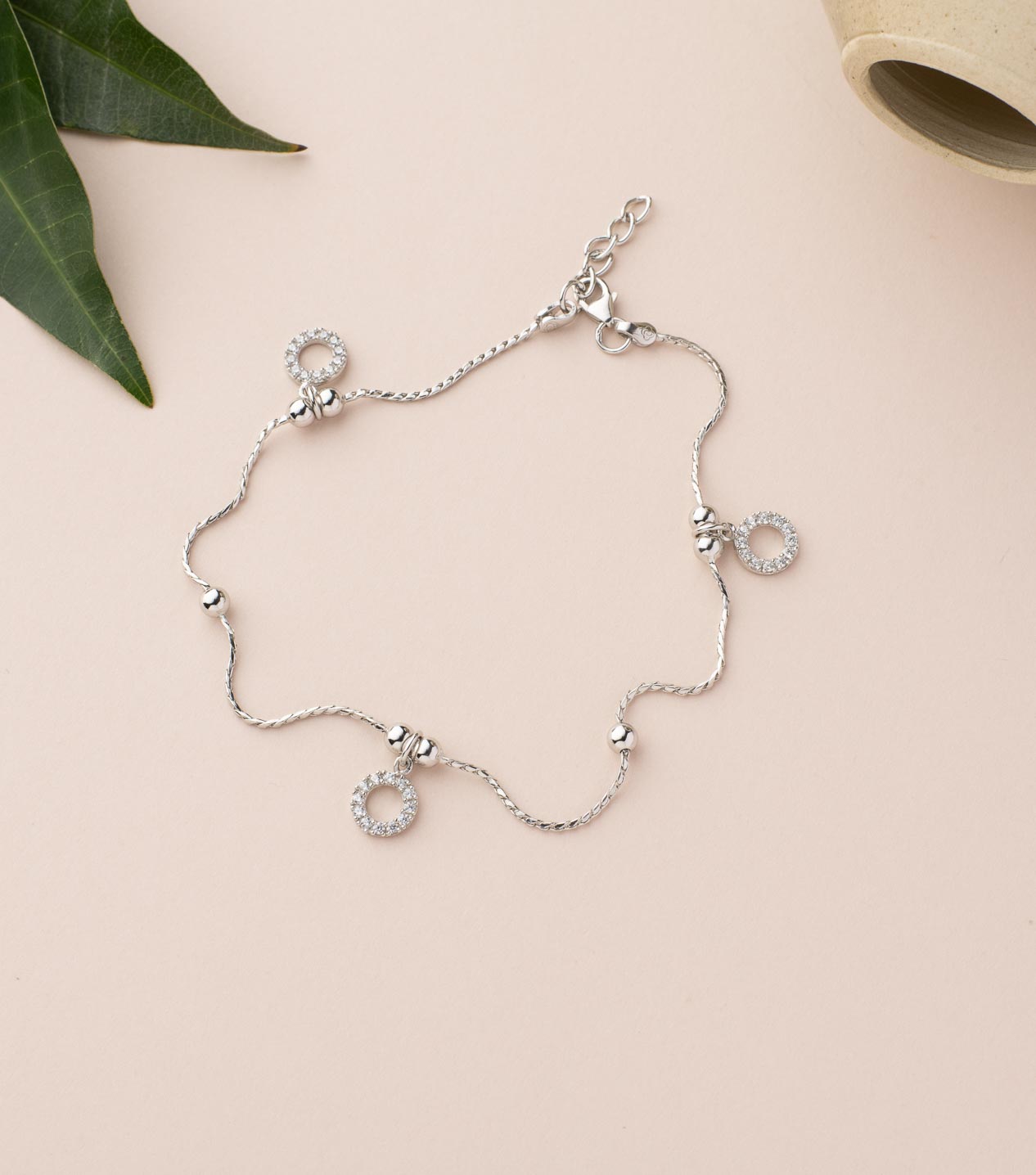 Silver Fashionable Anklet