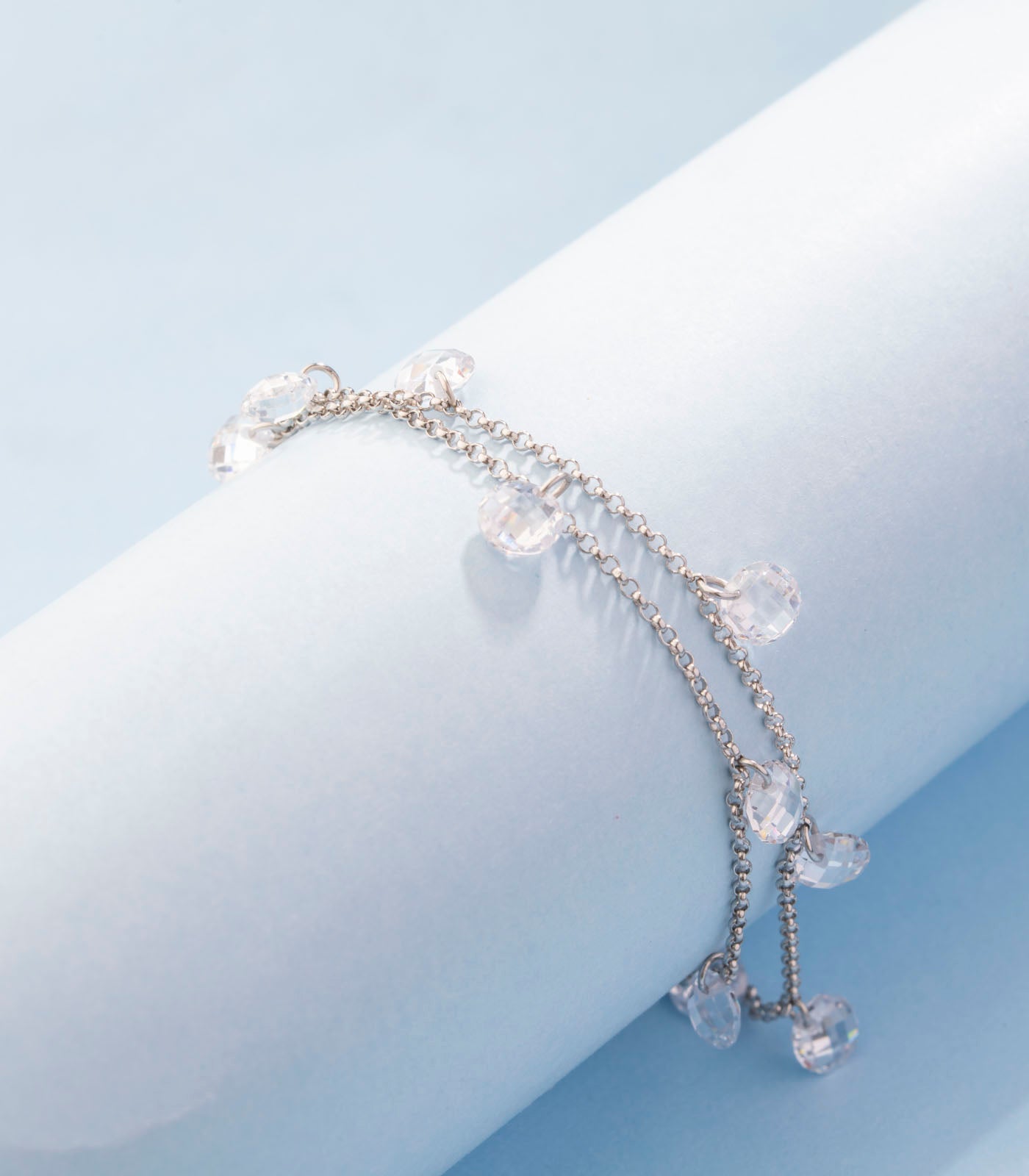 Simple Jewel Bracelet (Silver)