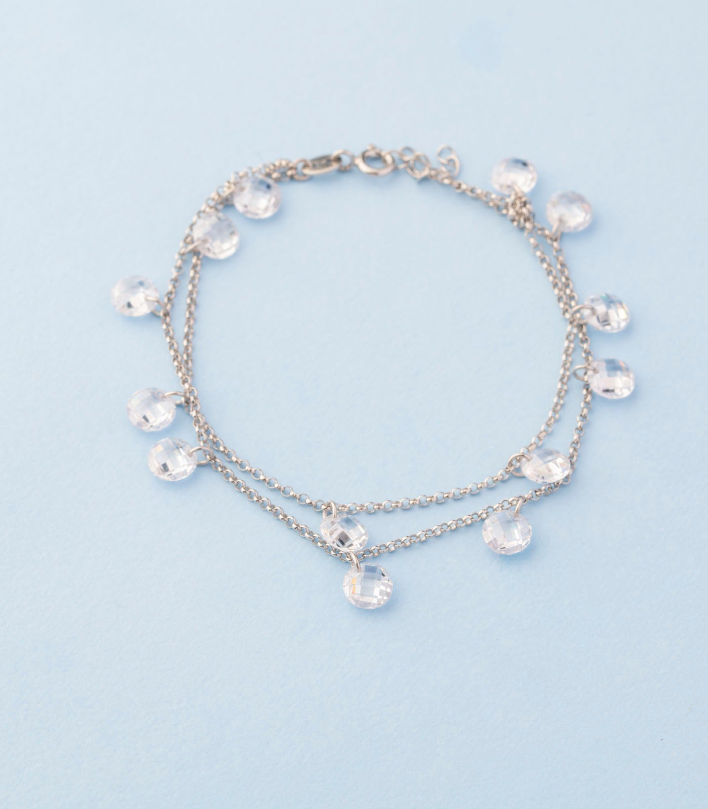 Simple Jewel Bracelet (Silver)