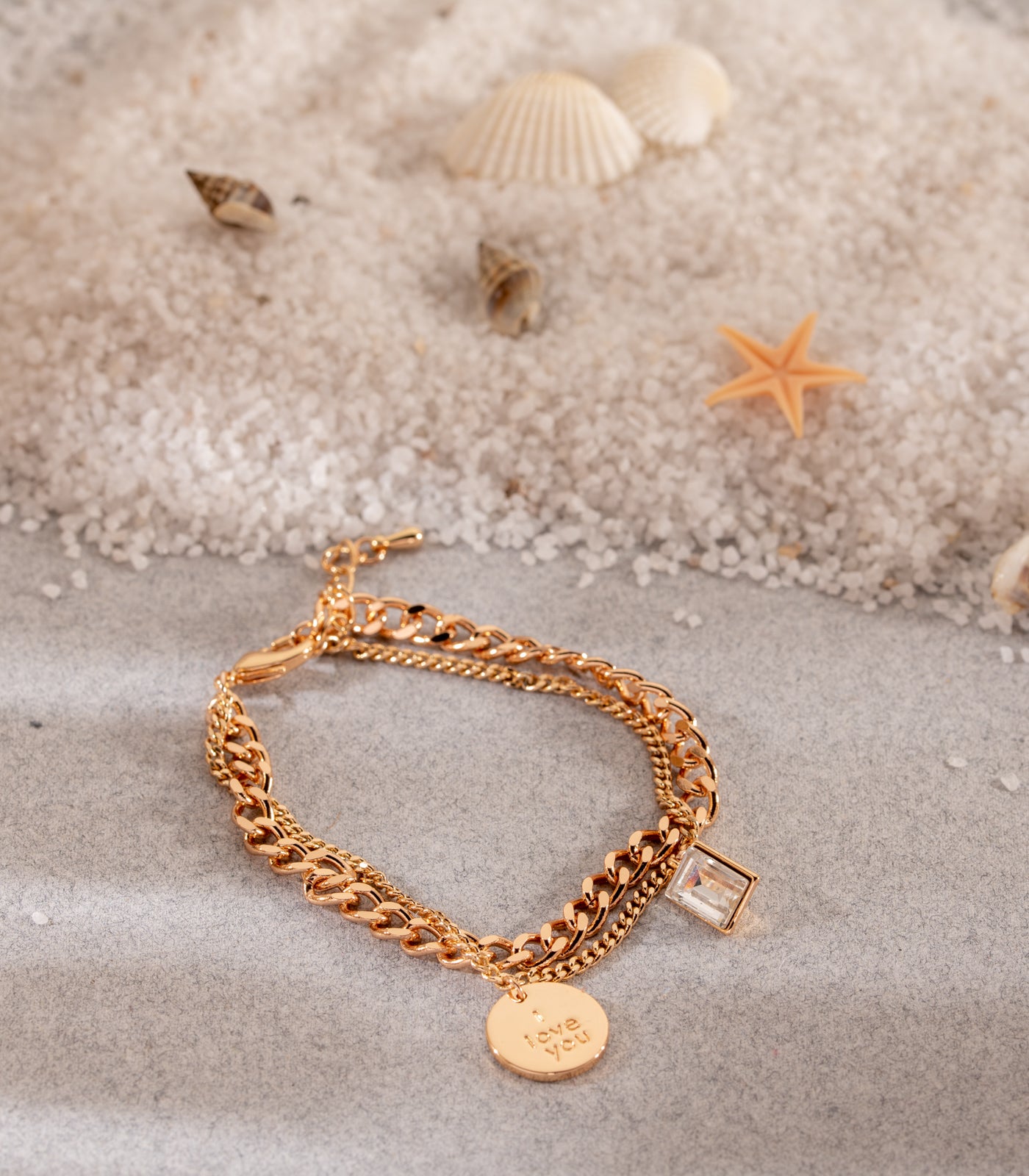 Spiral Love Bracelet (Brass)