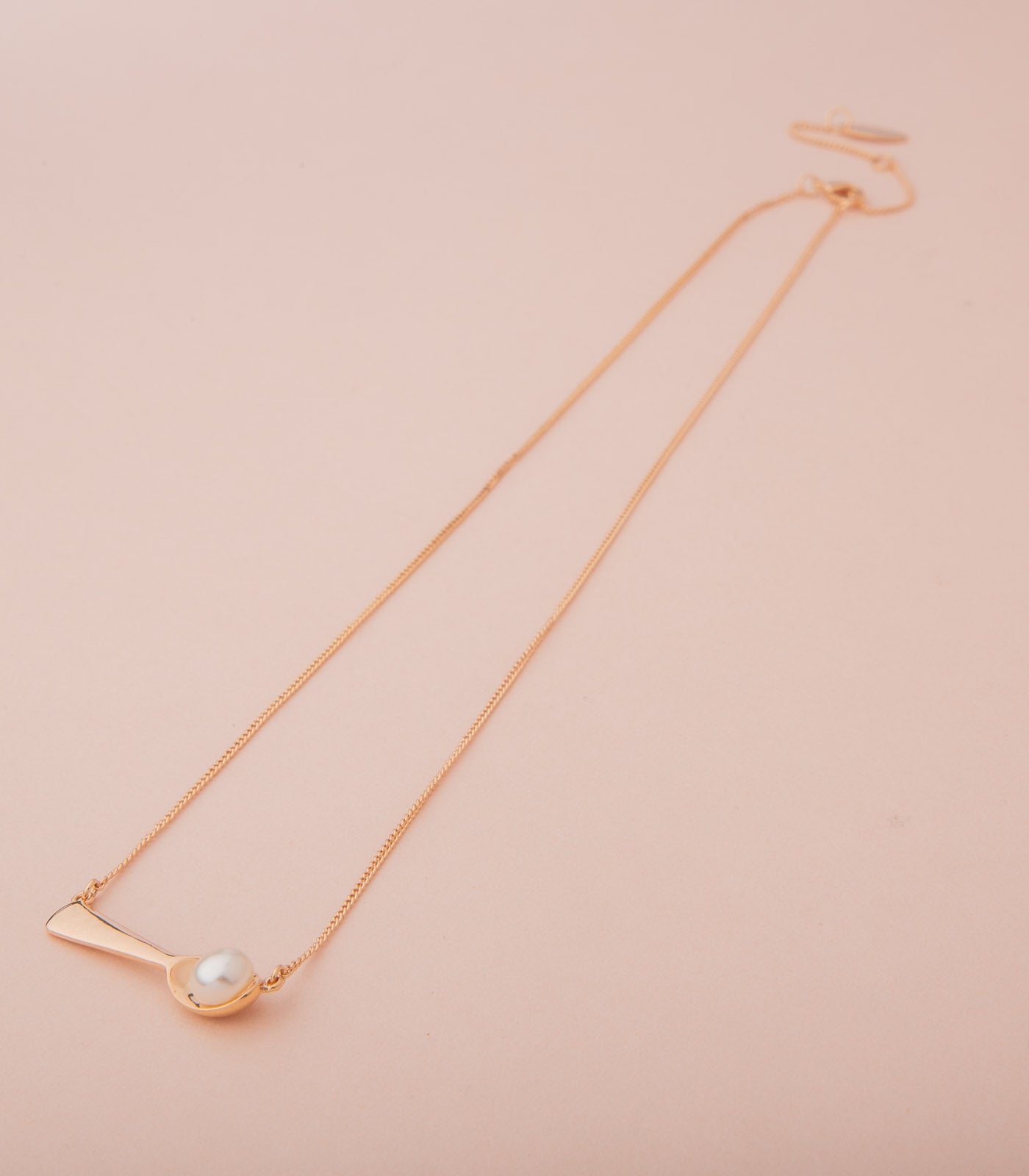 Spoonful Of Pearl Pendant (Brass)