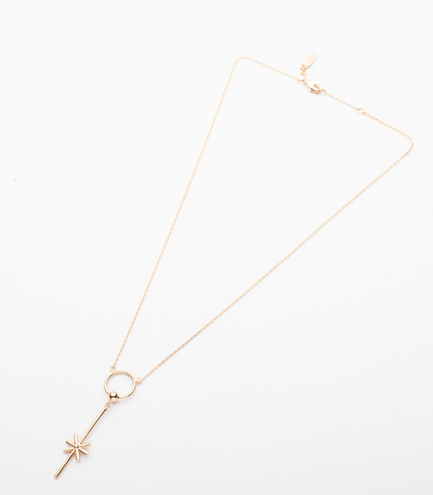 Stylish Designed Brass Necklace (Brass)