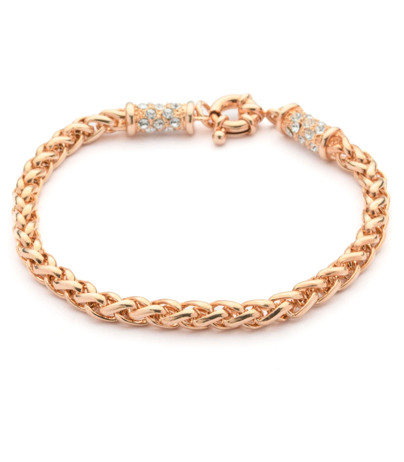 Stylish Golden Loops Bracelet (Brass)