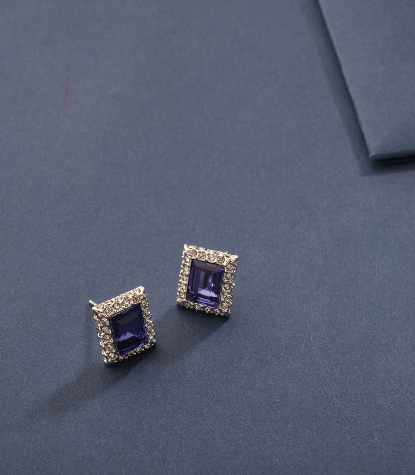 Stylish Purple Squares Tops (Brass)