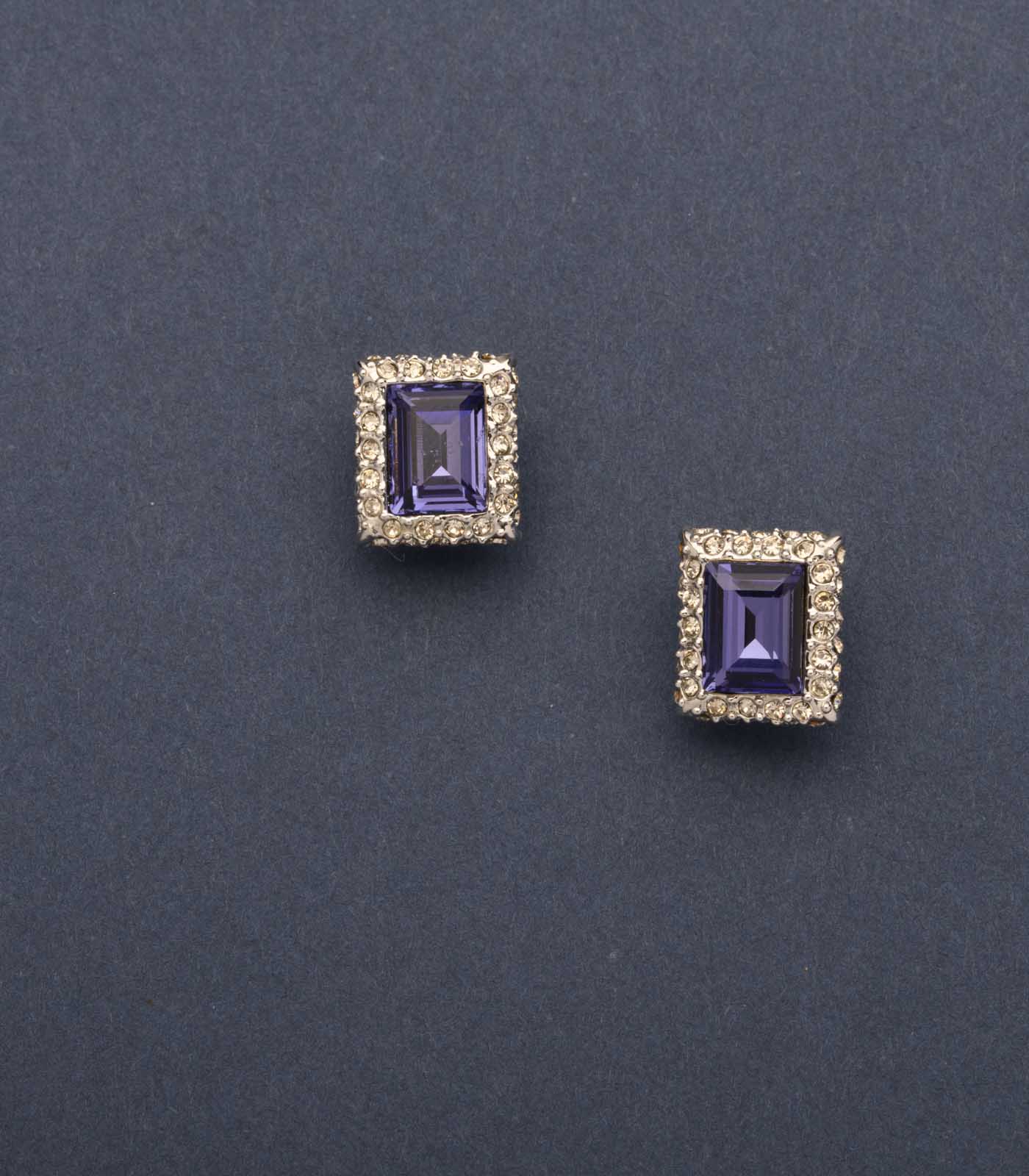 Stylish Purple Squares Tops (Brass)