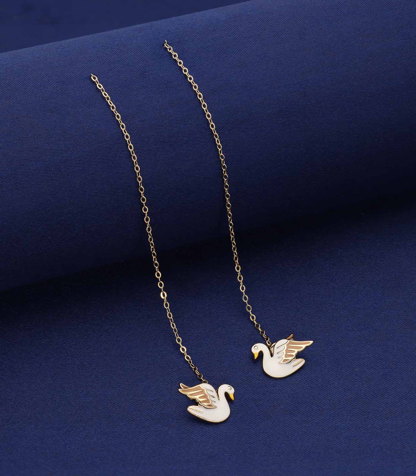 Super Swan earrings(Silver)